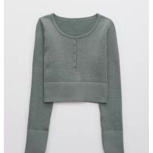 Aerie waffle legging set